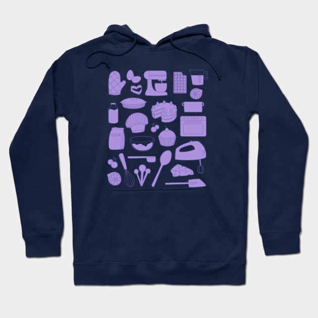 Baking Purple Hoodie by Abbilaura